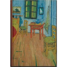 Deffter Art Of Word Van Gogh The Bedroom Çizgili Defter