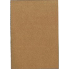 Deffter Ip Dikişli A6 Kraft Karton Kapak Çizgili Defter