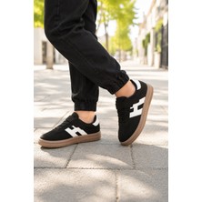 Minibonito Unisex Çoçuk Süet Günlük Kullanım Cırtlı Sneakers