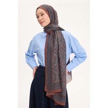 Silk Home Tencel Monare Şal Kiremit Etnik Desen 75X195