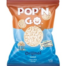 Pop'n Go Orijinal Lezzet  Mısır  Patlağı 25 Gram x 18 Paket'li Koli (Okul Logolu)