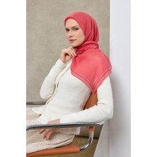 Silk Home Tencel Monare Eşarp Madalyon Desen Gül Kurusu 90X90