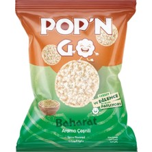 Pop'n Go Baharat Aroma Çeşnili Mısır Patlağı  25 Gram x 18 Paket'li Koli (Okul Logolu)