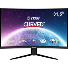 MSI Msı G32C4X 31.5" 1 Ms Full Hd Curved 250 Hz Oyuncu Monitörü Outlet
