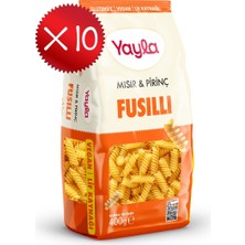 Yayla Mısır ve Pirinç Fusilli Makarna 400 G X10