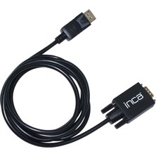 Tuba Toptaş Inca IDPV-18T Dısplay Port To VGA 1,8mt