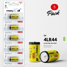 Maxy Cell Maxycell 5 Adet 4LR44 6V Düğme Pil -  4AG13 A544 PX28A 476A