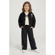 Hause Kids 4-9 Yaş Mia Girls Kız Çocuk Pantolon-Siyah