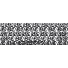 Meyer Gaming Xvx Venom Likit Metalik Tuş Takımı Seti Keycaps (61 Tuş - Gümüş)