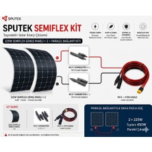 Sputek Semiflex Kit 450W XT60 Dönüştürücü 2 Metre Kablo