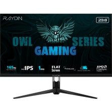 Tuba Toptaş Raydın G238IPS165, 23.8&amp;quot;, 1ms, 165Hz, Full Hd, Hdmı, Dp, Usb, Hoparlör, IPS Led, Frameless, Freesync Gaming Monitör