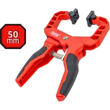 Rox 0354 Cırcırlı Hızlı Mandal Tip Kıskaç Işkence 50 mm