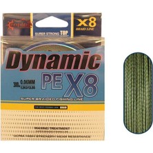 Captain Dynamic Pe 8 Örgü Ipi Misina 300MT Yeşil Standart-0.20 mm