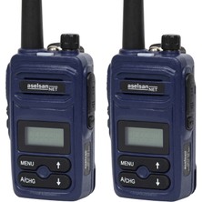 ASELSAN PM985 ANALOG LİSANSSIZ EL TELSİZİ (2’Lİ SET)