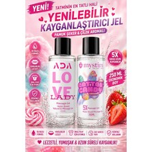 MYSTİM Ada Marketing Love Lady & Cotton Candy Kayganlaştırıcı Jel Seti 250 ml 2 Adet Yenilebilir Aromalı