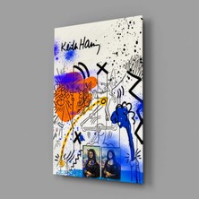 İnsigneart Keith Haring'in Tarzı Cam Tablo || Tasarımcı Koleksiyonu