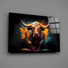 İnsigneart Insigne Art Design Boğa Cam Tablo || Tasarımcı Koleksiyonu