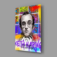 İnsigneart Insigne Art Design Keith Haring Cam Tablo || Tasarımcı Koleksiyonu