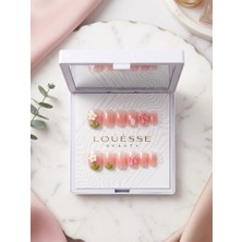 Louesse Beauty Louésse Blush Daisy Takma Tırnak 12’li  Pembe Çiçekli Kurdeleli Sweet Nail