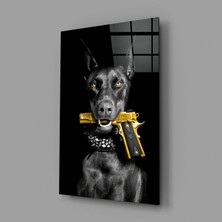 İnsigneart Av Köpeği Cam Tablo || Tasarımcı Koleksiyonu