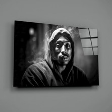 İnsigneart Tupac Cam Tablo || Tasarımcı Koleksiyonu