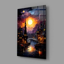 İnsigneart Insigne Art Design Ay Işığı Cam Tablo || Tasarımcı Koleksiyonu