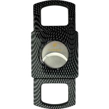 Cohiba Karbon Desenli Metal Puro Makası Kesici - TRP6972