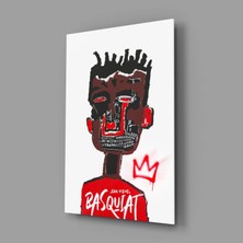 İnsigneart Jean-Michel Basquiat'nın Tarzı Cam Tablo || Tasarımcı Koleksiyonu