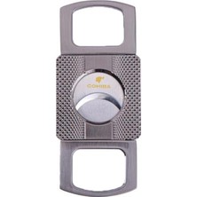 Cohiba Gunmetal Desenli Metal Puro Makası Kesici - TRP6976