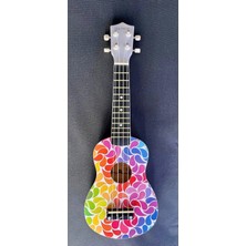 Madrid Flower Soprano Ukulele Desenli