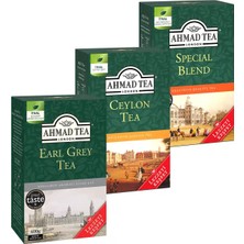 Ahmad Tea Avantaj Paketi 3’lü Dökme Çay (Earl Grey 400 gr + Special Blend 200 gr + 200 gr Ceylon)