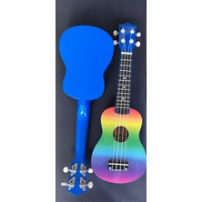 Madrid Colorful Soprano Ukulele Gökkuşağı Desenli