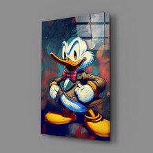 İnsigneart Donald Duck'ın Öfkesi Cam Tablo || Tasarımcı Koleksiyonu