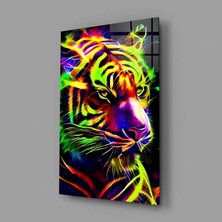 İnsigneart Neon Kaplan Cam Tablo || Tasarımcı Koleksiyonu