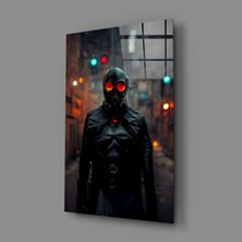 İnsigneart Insigne Art Design Kara Öfke Cam Tablo || Tasarımcı Koleksiyonu