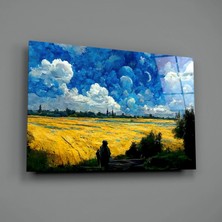 İnsigneart Insigne Art Design Bulutlu Gün Camı Cam Tablo || Tasarımcı Koleksiyonu