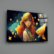 İnsigneart Uzay Akvaryumu Cam Tablo || Tasarımcı Koleksiyonu