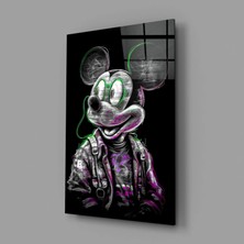 İnsigneart Insigne Art Design Neon Fare Cam Tablo || Tasarımcı Koleksiyonu