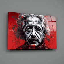 İnsigneart Einstein Cam Tablo || Tasarımcı Koleksiyonu