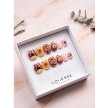 Louesse Beauty Louésse Capy Cutie Takma Tırnak Seti 12’li  Kapibara Figürlü Sevimli Tasarım