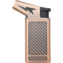 Cohiba Tek Torch Pürmüz Düz Kesicili Bronz Puro Çakmağı - TR9149