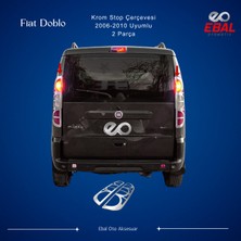 Ebal Oto Fiat Doblo Krom Stop Çerçevesi 2006-2010 P. Çelik