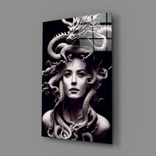 İnsigneart Medusa Cam Tablo || Tasarımcı Koleksiyonu