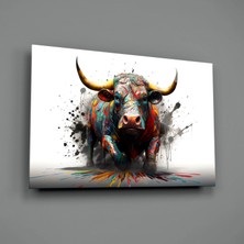 İnsigneart Boğa Cam Tablo || Tasarımcı Koleksiyonu