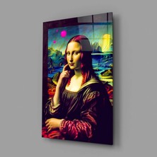 İnsigneart Insigne Art Design Mona Lisa V2 Cam Tablo || Tasarımcı Koleksiyonu