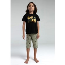 Hause Kids 2-15 Yaş Safari Adven Erkek Çocuk Takım-Siyah