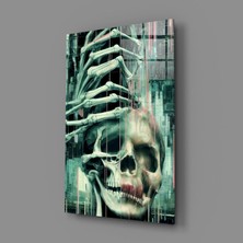 İnsigneart Insigne Art Design Iskeletlerin Düşüşü Cam Tablo || Tasarımcı Koleksiyonu