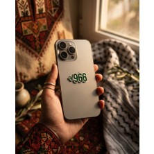 Zaytoon Metal Sticker Telefon Arka Süsü Suudi Arabistan 966 Ülke Kodu 3D Kabartmalı