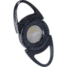 Cohiba Karbon Desenli Metal Puro Makası Kesici - TRP7009