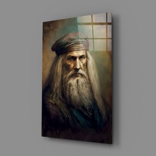 İnsigneart Leonardo Da Vinci Cam Tablo || Tasarımcı Koleksiyonu